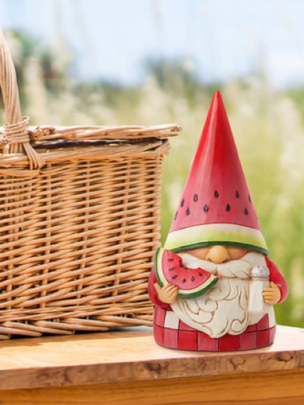 Jim Shore Watermelon Gnome Figurine